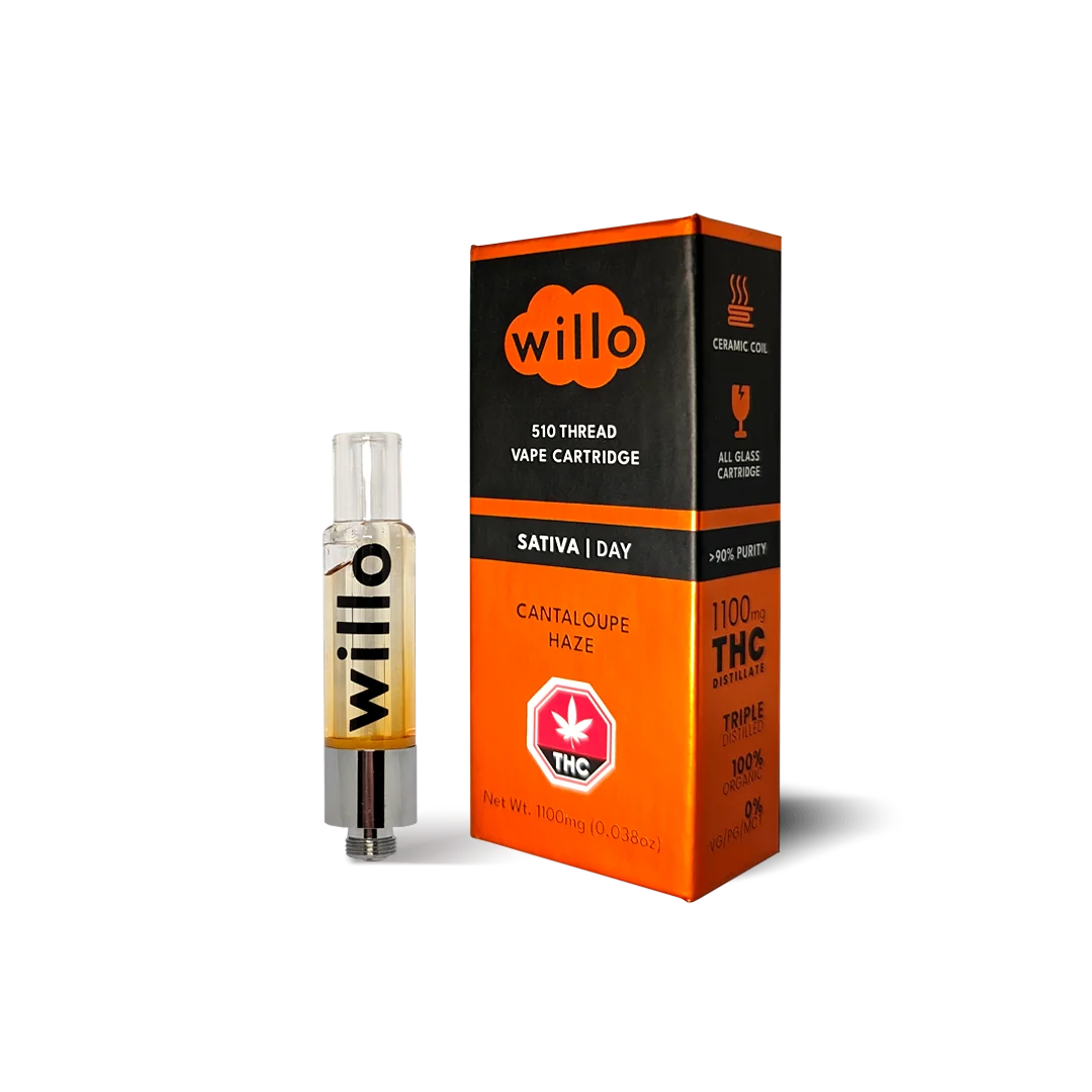 Willo 1100mg THC Vape Cartridge - Cantaloupe Haze