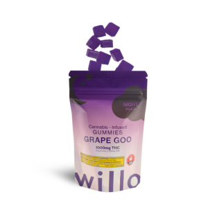Willo 1000mg THC Grape Goo (Night) Gummies