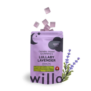 Willo 200mg THC Lullaby Lavender (Night) Gummies