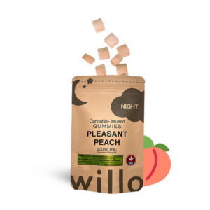 Willo 200mg THC Pleasant Peach (Night) Gummies