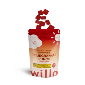 Willo 1000mg THC Pomegranate Punch (Day) Gummies