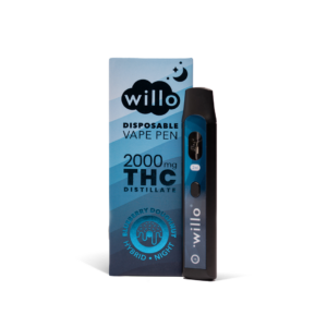 Willo 2000mg THC Disposable Vape Pen - BLUEBERRY DOUGHNUT