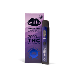 Willo 2000mg THC Disposable Vape Pen - PURPLE PUNCH