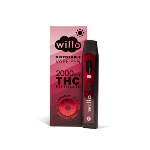 Willo 2000mg THC Disposable Vape Pen - STRAWBERRY MIMOSA